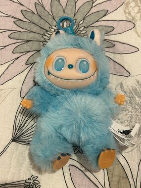 Blue Plush Monster Keychain Toy - Collection